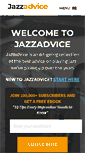 Mobile Screenshot of jazzadvice.com